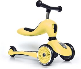 Самокат - трехколесный велосипед Scoot & Ride 2in1, желтый цена и информация | Самокаты | hansapost.ee