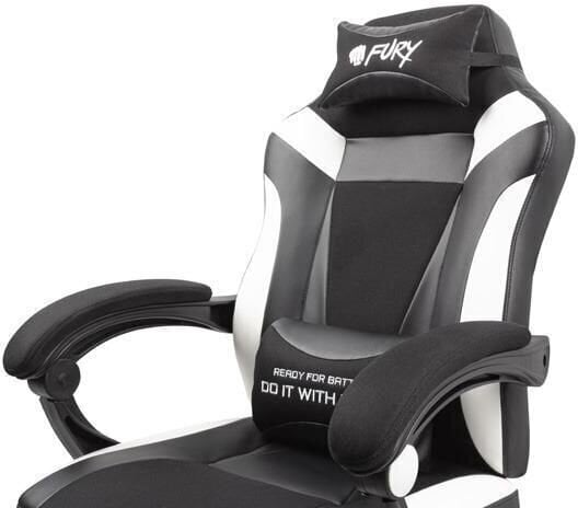 Mänguritool Fury Avenger M+, must/valge hind ja info | Kontoritoolid | hansapost.ee