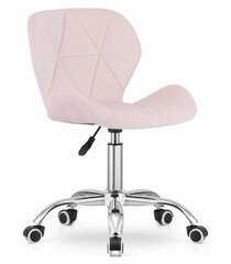 Офисный стул Avola, велюр, розовый цена и информация | Офисные кресла | hansapost.ee
