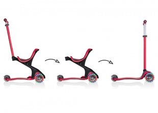 Многофункциональный скутер Globber Go Up Comfort Light, красный цена и информация | Самокаты | hansapost.ee
