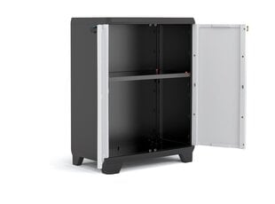 Kapp Linear Base Cabinet, must/hall/tumesinine цена и информация | Комоды | hansapost.ee