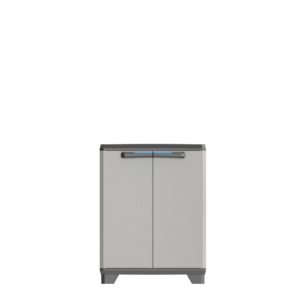 Kapp Linear Base Cabinet, must/hall/tumesinine hind ja info | Kummutid | hansapost.ee