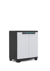 Kapp Linear Base Cabinet, must/hall/tumesinine цена и информация | Комоды | hansapost.ee