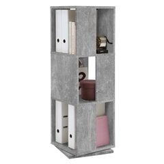 Поворотный шкафчик FMD, 34x34x108 см, серый цена и информация | Шкафчики в гостиную | hansapost.ee