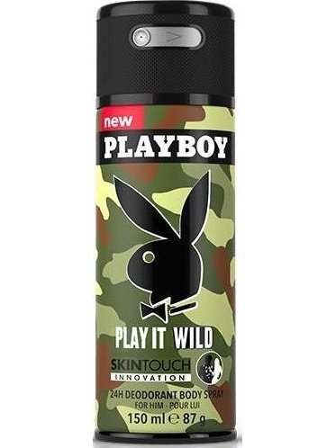 Spreideodorant Playboy Play It Wild meestele 150 ml цена и информация | Dušigeelid ja deodorandid meestele | hansapost.ee