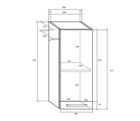 Köögikapp Polo W30, tamm price and information | Kitchen cabinets | hansapost.ee