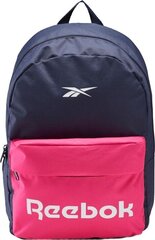 Рюкзак Reebok Active Core S, 29 л, синий/розовый цена и информация | Рюкзаки и сумки | hansapost.ee