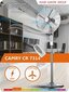 Ventilaator alusega Camry CR 7314 цена и информация | Ventilaatorid | hansapost.ee