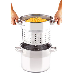 Lamart pastaauruti kurnajaga, roostevaba teras, 24 cm, 8 l price and information | Pots | hansapost.ee