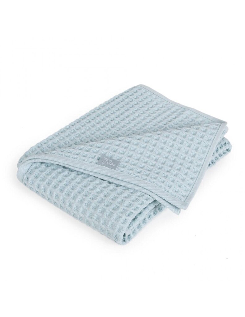 Ceba pleed Waffle Line Mist Blue, 90x90 cm hind ja info | Pleedid, voodikatted ja päevatekid | hansapost.ee