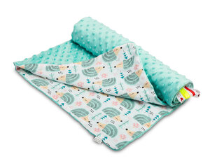 Sensillo одеяло для младенцев Ежи, 75 x 100 cm, мятный цена и информация | Sensillo Кухонные товары, товары для домашнего хозяйства | hansapost.ee