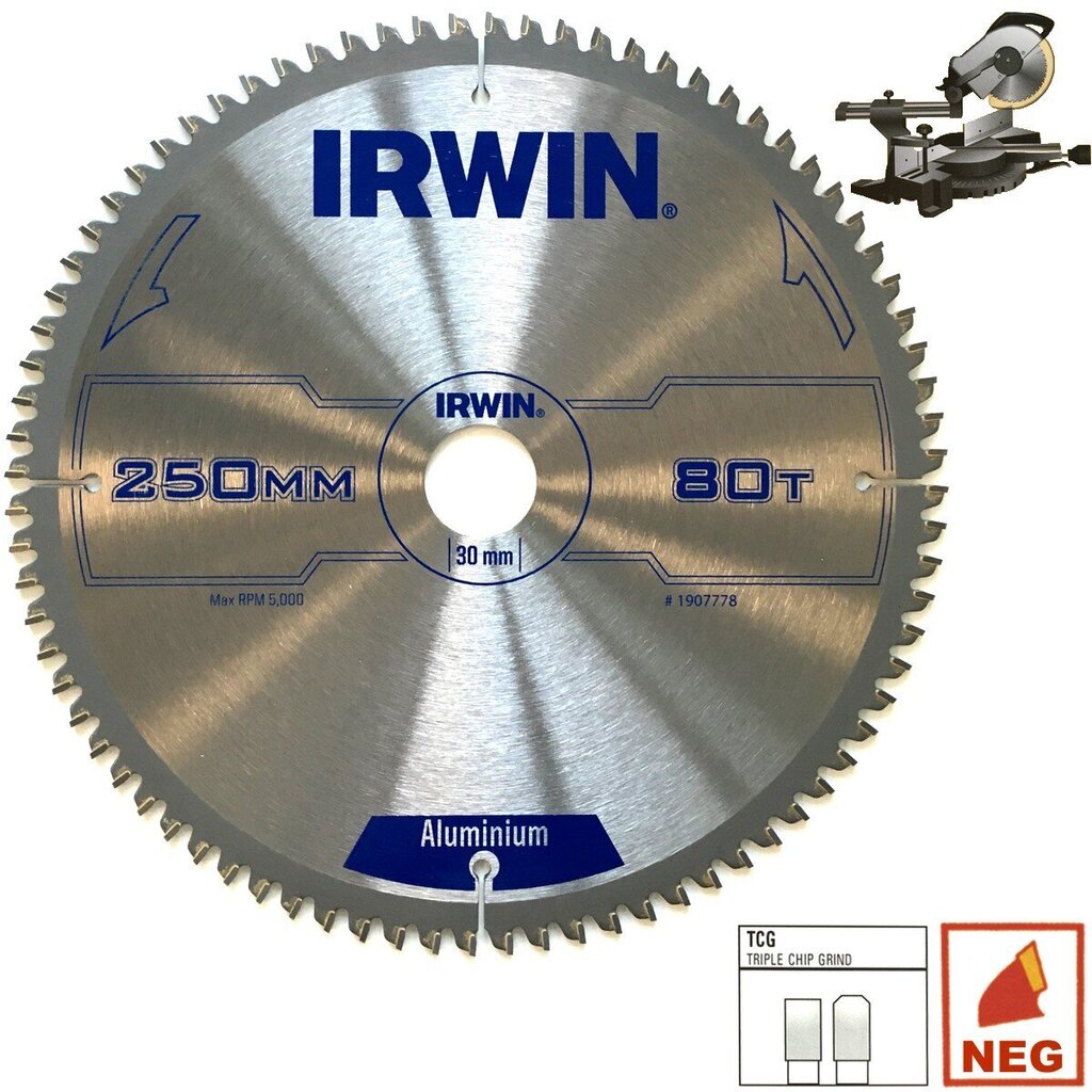 Lõikeketas Irwin 184x30(25,20,16)x48T 2,5 mm TCG/N цена и информация | Käsitööriistad | hansapost.ee