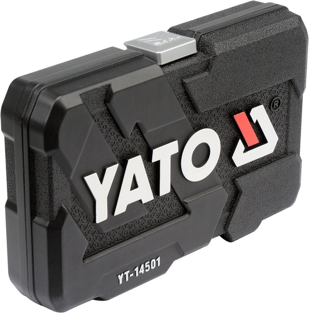 Tööriistakomplekt 56 tk 1/4" CrV Yato YT-14501 hind ja info | Käsitööriistad | hansapost.ee