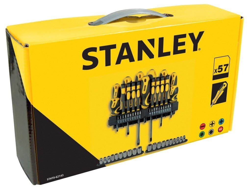 Kruvikeerajate komplekt Stanley x57 цена и информация | Käsitööriistad | hansapost.ee