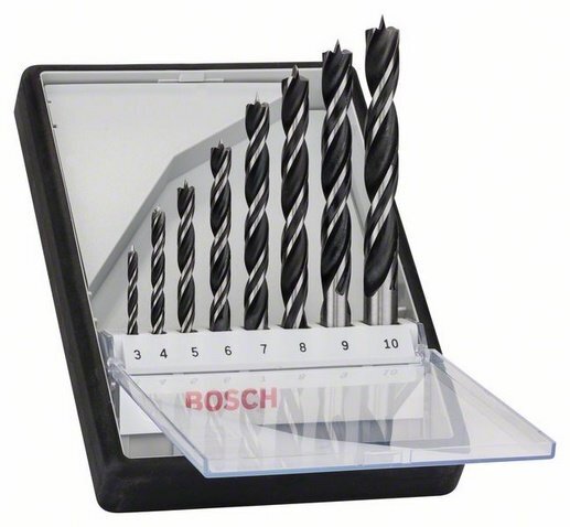 8-osaline puuride komplekt Bosch Robust line 2607010533 цена и информация | Käsitööriistad | hansapost.ee