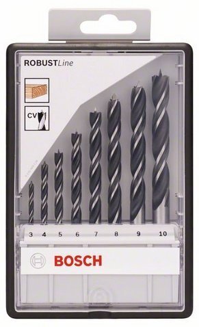 8-osaline puuride komplekt Bosch Robust line 2607010533 hind ja info | Käsitööriistad | hansapost.ee