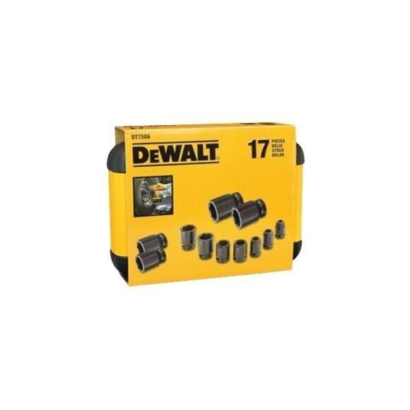 Löökpadrunite komplekt Dewalt, kuusnurkne 1/2" 6-27mm (DT7506), 17 tk цена и информация | Käsitööriistad | hansapost.ee