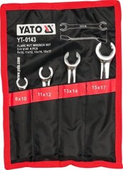Набор гаечных ключей для трубок Yato (YT-0143), 4 шт. цена и информация | Механические инструменты | hansapost.ee
