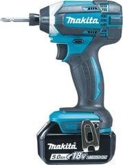 Аккумуляторная ударная отвертка Makita DTD152RTJ, 18 В / 2 x 5,0 Ач Li-ion, 165 Nm, LED цена и информация | Дрели и шуруповёрты | hansapost.ee