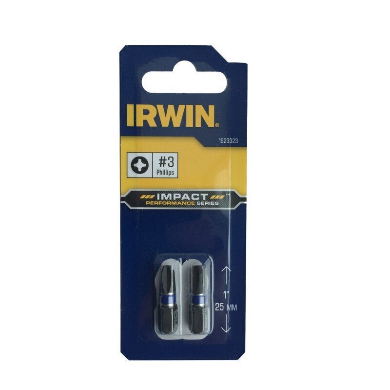 Pöördotsik Irwin PZ3 25 mm, 2 tk. hind ja info | Käsitööriistad | hansapost.ee