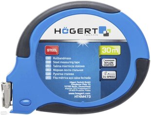 Hoegert стальная рулетка 30м*9,5 мм, HT4M473 цена и информация | Hogert Инструменты | hansapost.ee