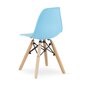 4-lastetooli komplekt Zubi, sinine hind ja info | Lauad ja toolid lastele | hansapost.ee