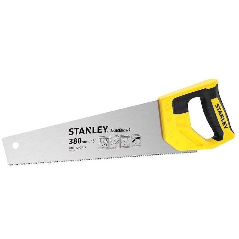 Puidusaag Stanley Tradecut, 380 mm hind ja info | Käsitööriistad | hansapost.ee