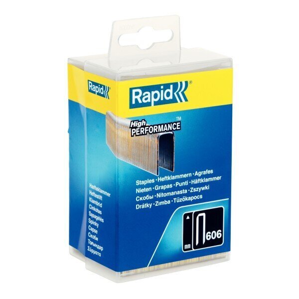 Klambrid Rapid 606/18, 3600 tk, plastpak hind ja info | Käsitööriistad | hansapost.ee