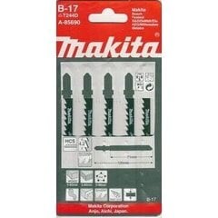 Tikksaeterad Makita B-17 (T101AO) 71mm HCS 5tk. A-85690 цена и информация | Механические инструменты | hansapost.ee