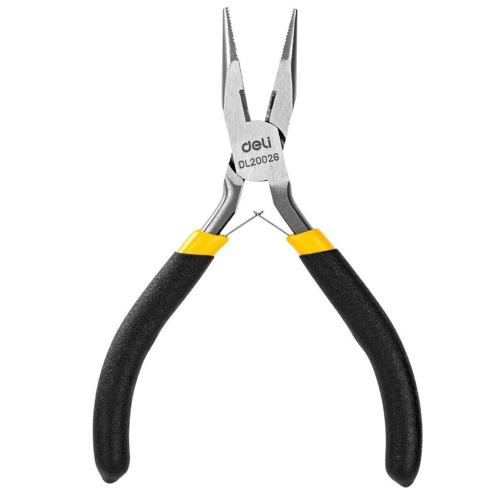 Mini Pliers 5" Deli Tools EDL20026 (yellow) цена и информация | Käsitööriistad | hansapost.ee