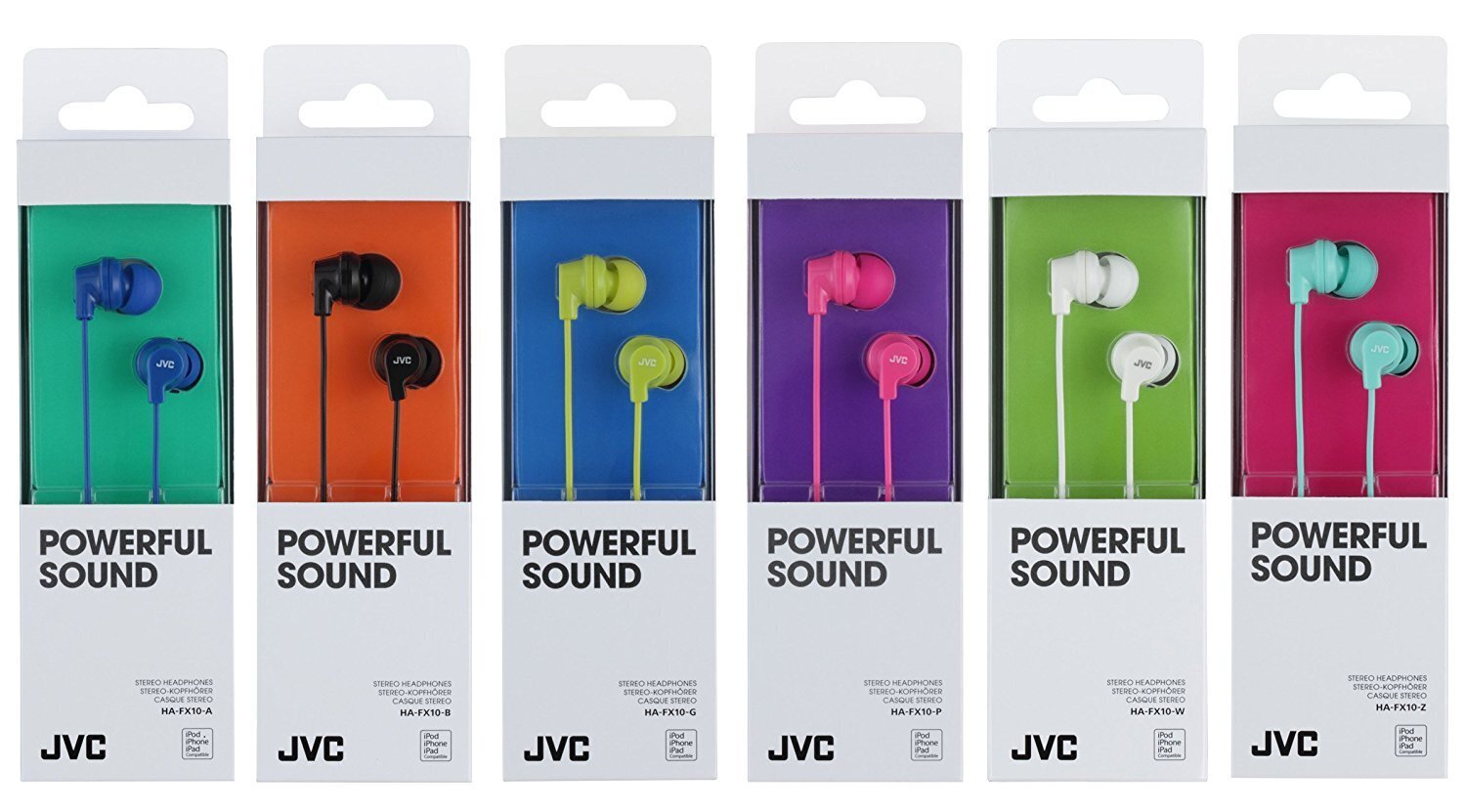 JVC HA-FX10-B Black hind ja info | Kõrvaklapid | hansapost.ee