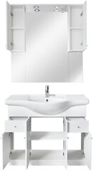 Комплект мебели для ванной комнаты Defra San Diego D106, белый цена и информация | Комплекты в ванную | hansapost.ee