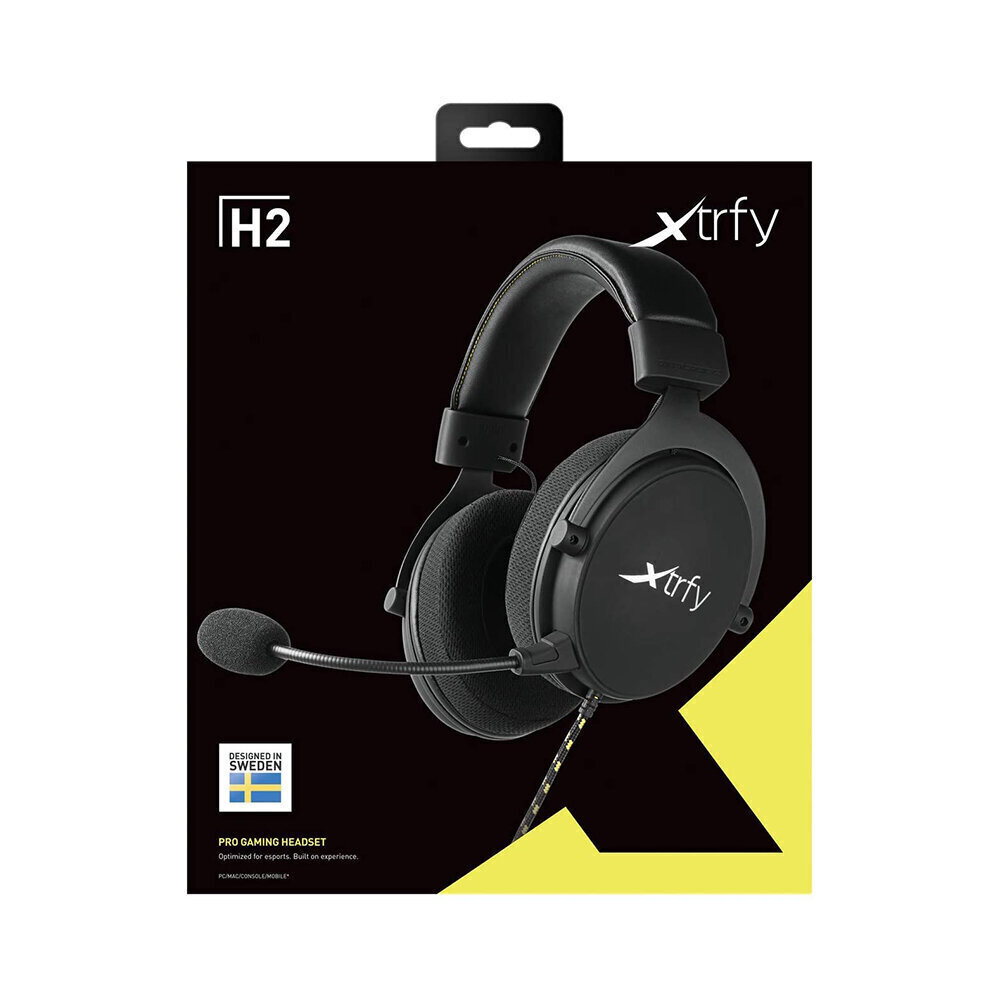 XTRFY H2 Black hind ja info | Kõrvaklapid | hansapost.ee