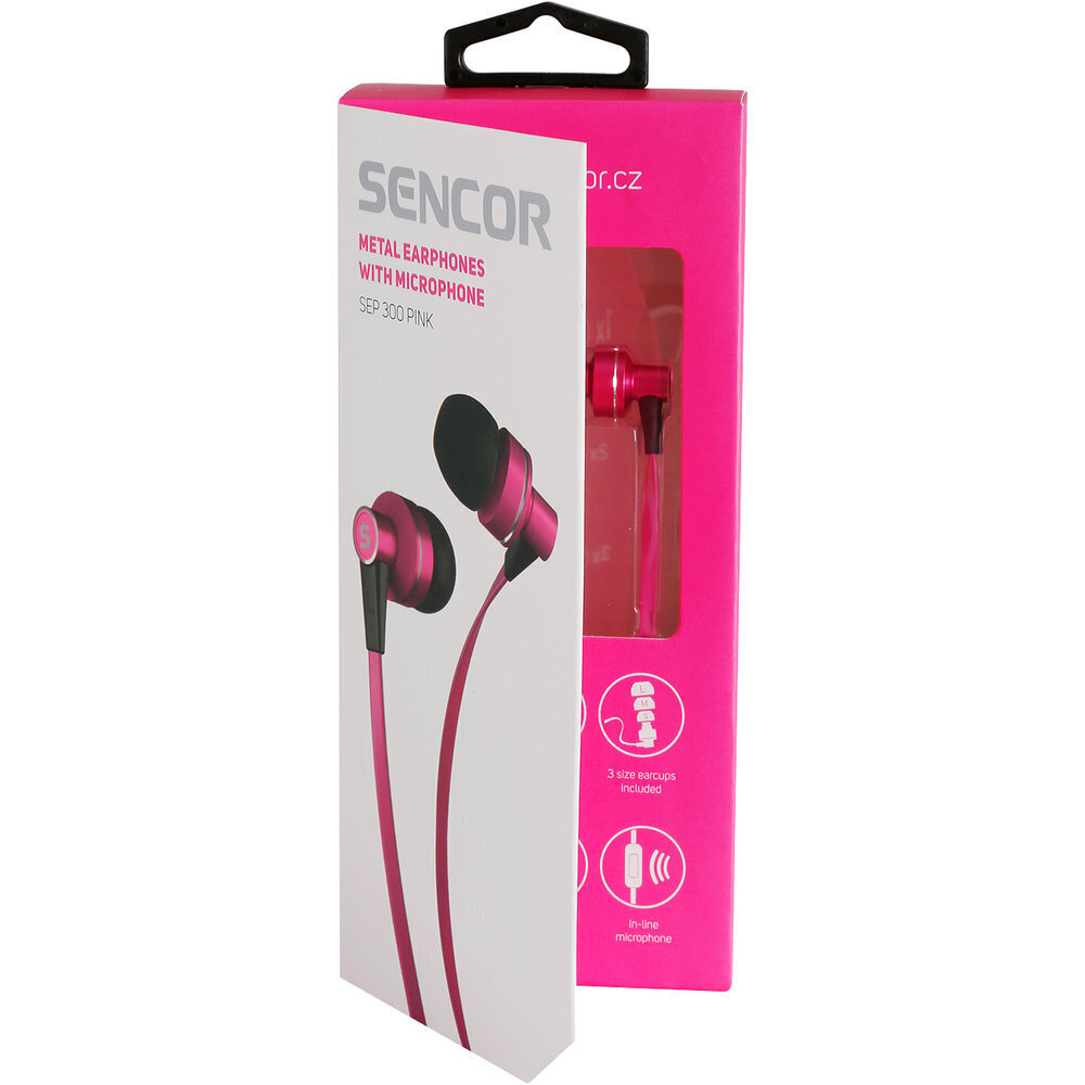 Sencor SEP 300 Pink hind ja info | Kõrvaklapid | hansapost.ee