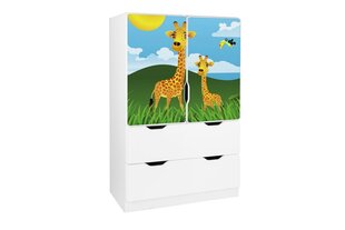 Полка Ami с дверями 59, 45x80x125 см цена и информация | Полки для книг и игрушек | hansapost.ee