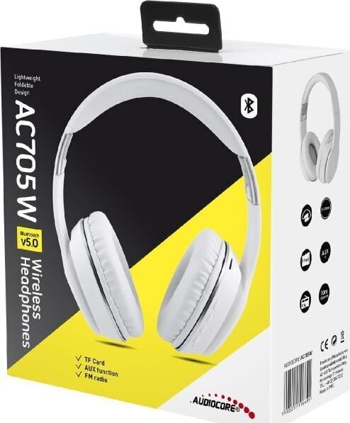 Audiocore AC705W White цена и информация | Kõrvaklapid | hansapost.ee