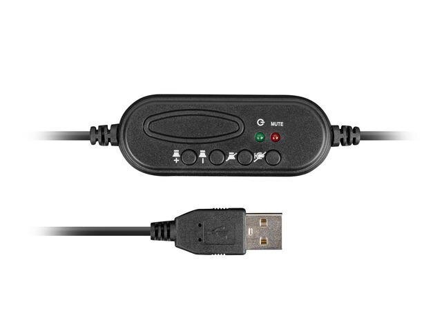 Juhtmega kõnekeskuse peakomplekt/kõrvaklapid mikrofoniga NATEC Drone USB hind ja info | Kõrvaklapid | hansapost.ee