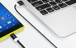 ADATA USB kaabel USB-microUSB 1m Must hind ja info | Mobiiltelefonide kaablid | hansapost.ee