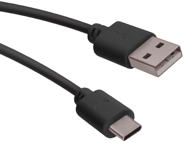 Välgulaadimiskaabel Forever USB-C, 1 m, must цена и информация | Mobiiltelefonide kaablid | hansapost.ee