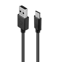 Acme CB1041 USB C, USB A, 1 m, Black hind ja info | Mobiiltelefonide kaablid | hansapost.ee