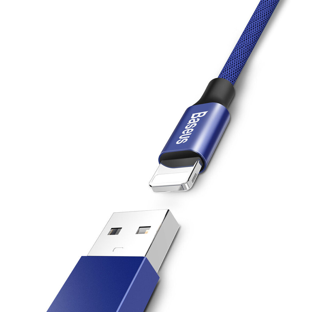 Laadimis- / andmesidekaabel USB - Lightning Baseus Yiven 2A, 1,2m, tumesinine hind ja info | Mobiiltelefonide kaablid | hansapost.ee