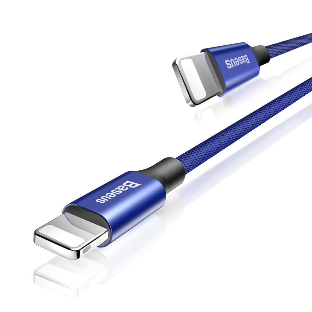 Laadimis- / andmesidekaabel USB - Lightning Baseus Yiven 2A, 1,2m, tumesinine hind ja info | Mobiiltelefonide kaablid | hansapost.ee