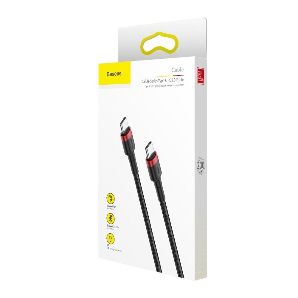 Kaabel Baseus USB-C CATKLF-H91 hind ja info | Mobiiltelefonide kaablid | hansapost.ee