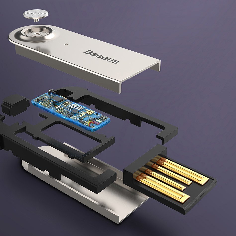 Adapter Baseus Ba01 Usb Wireless Bluetooth 5.0 Aux Adapter Jack Cable, must hind ja info | USB adapterid ja jagajad | hansapost.ee