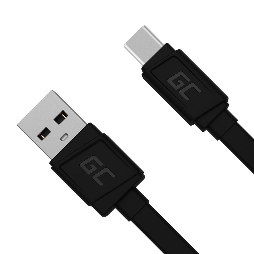 Kiirlaadija Green Cell USB/USB-C, 25 cm цена и информация | Mobiiltelefonide kaablid | hansapost.ee