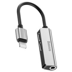 Адаптер Baseus 3-в-1, серый цена и информация | Адаптеры и USB-hub | hansapost.ee