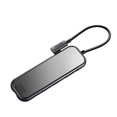 Kuus ühes dokkimisjaam Baseus CAHUB-DZ0G, MacBook / HDMI / 3 x USB 3.0 / USB-C / RJ45 hind ja info | Baseus Mobiiltelefonid, fotokaamerad, nutiseadmed | hansapost.ee