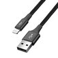 USB Kaabel Baseus 2X Lightning / USB Type C / Micro USB 3.5A 1.2m, must цена и информация | Mobiiltelefonide kaablid | hansapost.ee