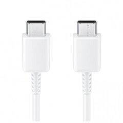 USB Type-C ja USB Type-C 5A kaabel EP-DN975BW (100 W) valge hind ja info | Mobiiltelefonide kaablid | hansapost.ee