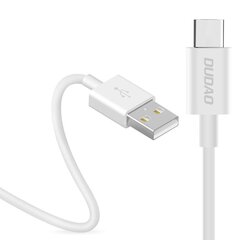 Dudao USB / USB Type C andmelaadimiskaabel 3A 1m valge (L1T valge) hind ja info | Mobiiltelefonide kaablid | hansapost.ee